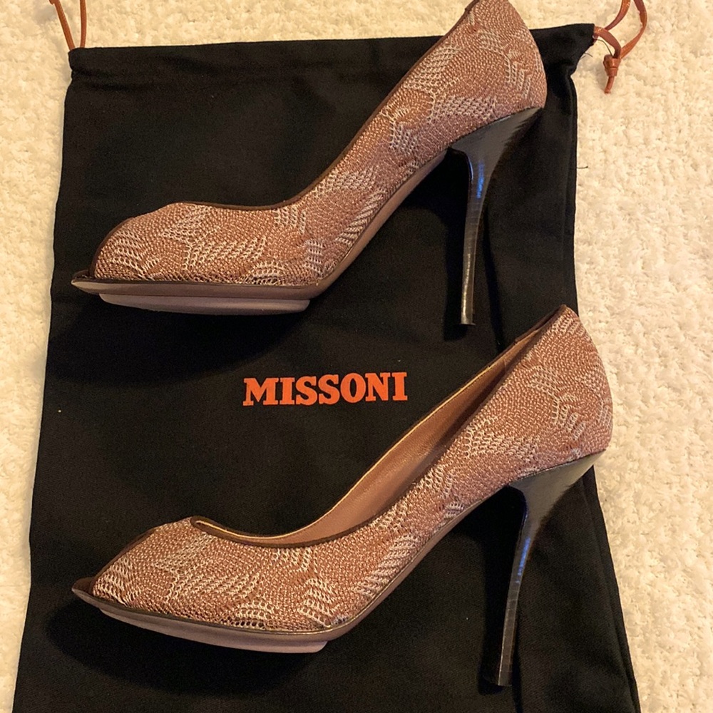 Missoni Open Toe Pumps
